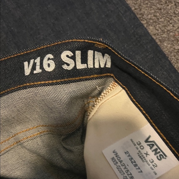 Vans Men's Dark Blue Jeans - Picture 4 of 5